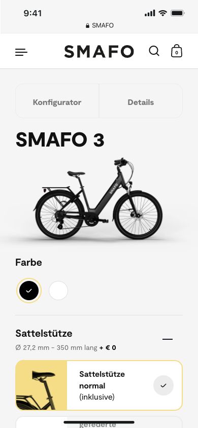 Die App für dein Smafo E-Bike: Die SMAFO Connect App - Website