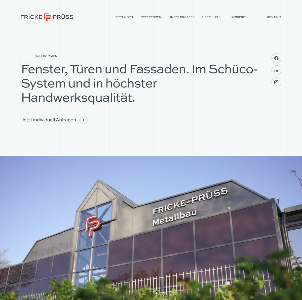 Fricke Prüss - Website